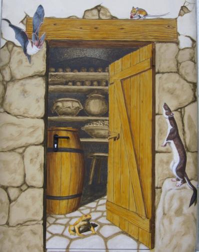 VORRATSKAMMER, Acryl, 2021 Carlshan