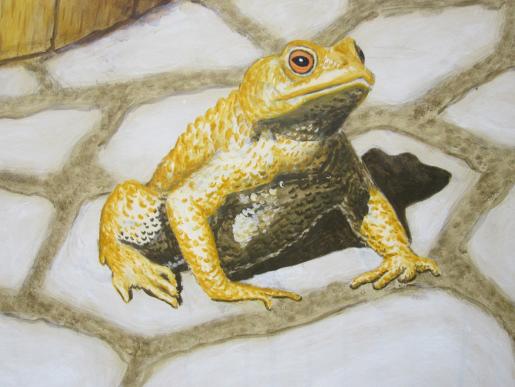 ERDKRÖTE, Acryl, 2021 Carlshan