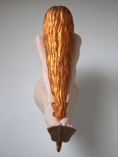 DAS BOOT, (Draufsicht), Keramik, H.22cm, B.33cm, 2020