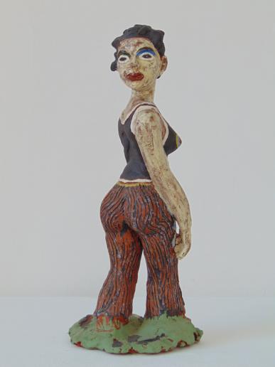 DER FRUCHTBARSTE AUGENBLICK, Keramik, H.27cm, B.12cm, 1998