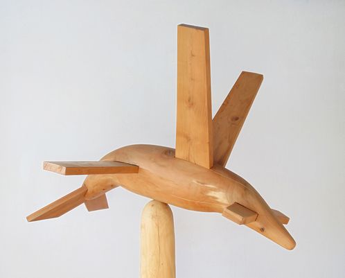 KIRSCHBAUMTÄNZER, Kirschholz, H.82cm, B.130cm, 2011